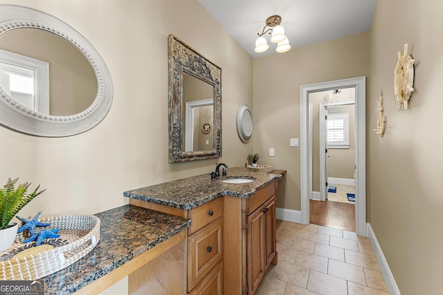 770 Tralee Dr, Fayetteville, GA 30215 - bathroom with baseboards and vanity