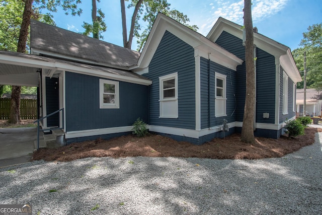 31 Saint Clair St, Newnan, GA 30263 - view of side of home with entry steps
