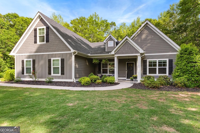 88 Carl Williams Rd, Senoia, GA 30276 - craftsman-style house with board and batten siding and a front lawn