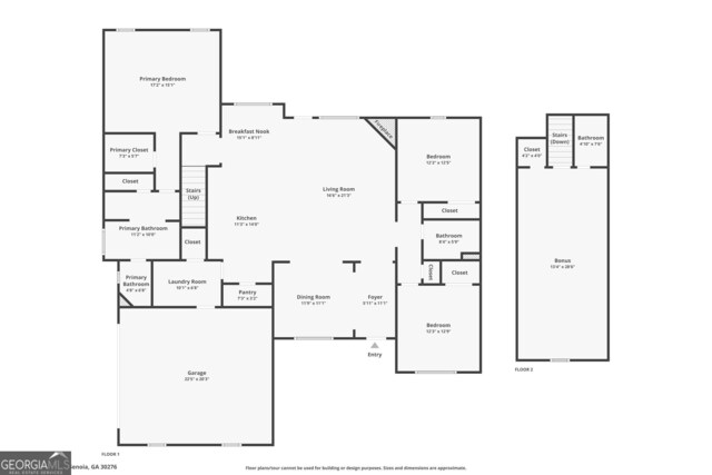 88 Carl Williams Rd, Senoia, GA 30276 - property floor plan