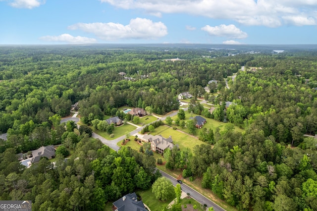 350 Greystone Dr, Milledgeville, GA 31061 - drone / aerial view with a forest view