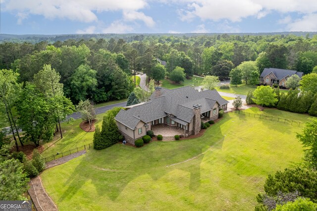350 Greystone Dr, Milledgeville, GA 31061 - birds eye view of property