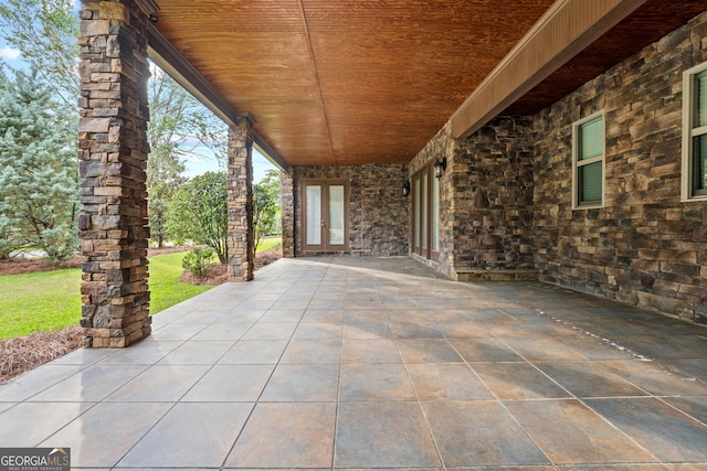 350 Greystone Dr, Milledgeville, GA 31061 - view of patio