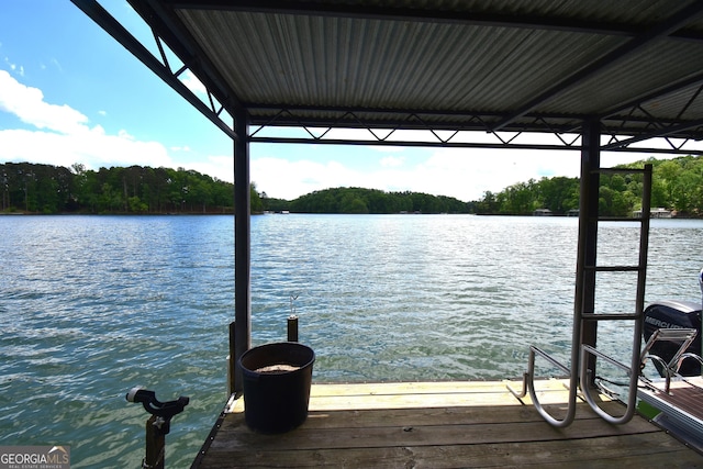 4056 Ryckeley Dr, Gainesville, GA 30504 - view of dock with a water view