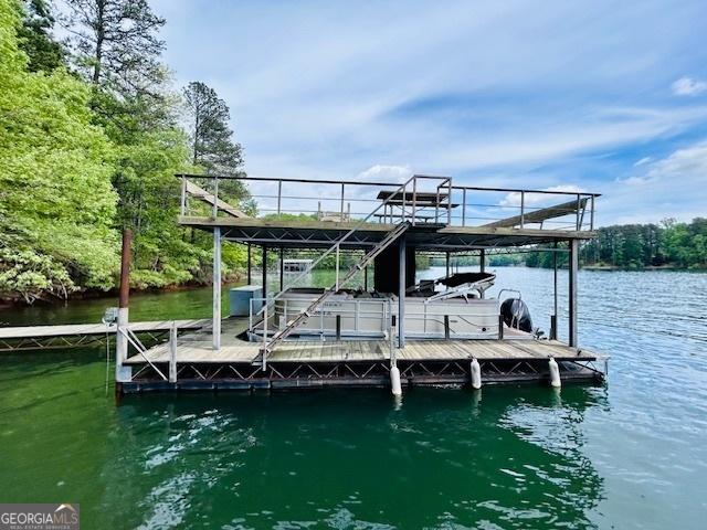 4056 Ryckeley Dr, Gainesville, GA 30504 - view of dock with a water view
