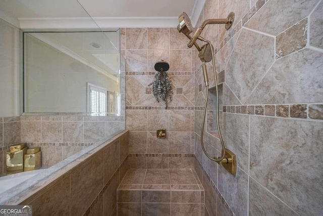 3127 Lenox Rd NE Unit 1, Atlanta, GA 30324 - bathroom featuring tiled shower