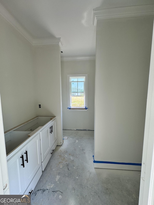 47 Ennis Rd, Pembroke, GA 31321 - bathroom with ornamental molding