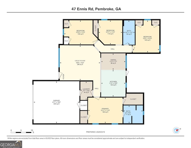 47 Ennis Rd, Pembroke, GA 31321 - floor plan