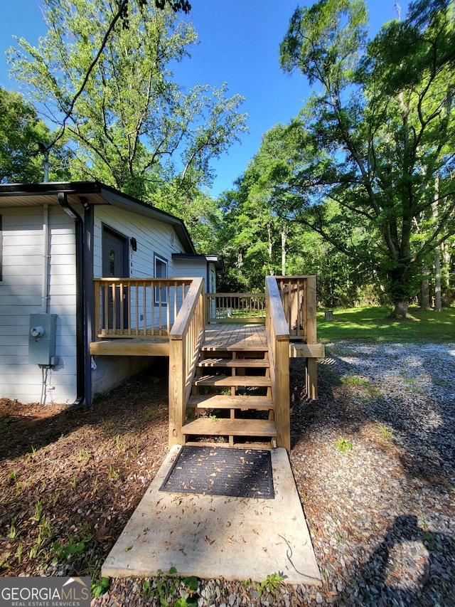 view of deck