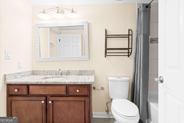 275 13th St NE Unit 409, Atlanta, GA 30309 - full bath with vanity and shower / bath combo with shower curtain