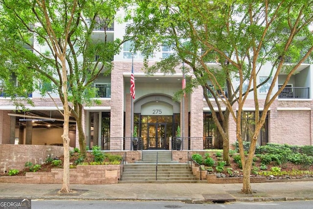 275 13th St NE Unit 409, Atlanta, GA 30309 - view of front of house featuring stucco siding