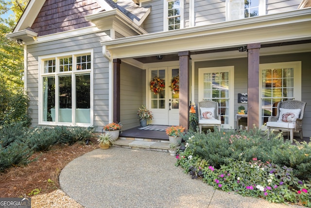 505 River Ridge Rd, Clarkesville, GA 30523 - property entrance featuring a porch