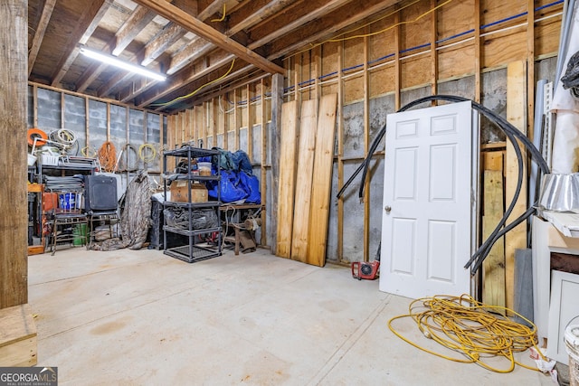 164 Delilah Ln, Lakemont, GA 30552 - view of unfinished basement