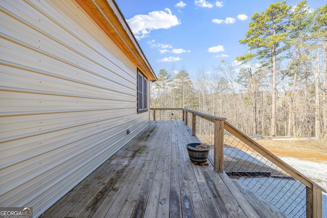 164 Delilah Ln, Lakemont, GA 30552 - view of wooden deck