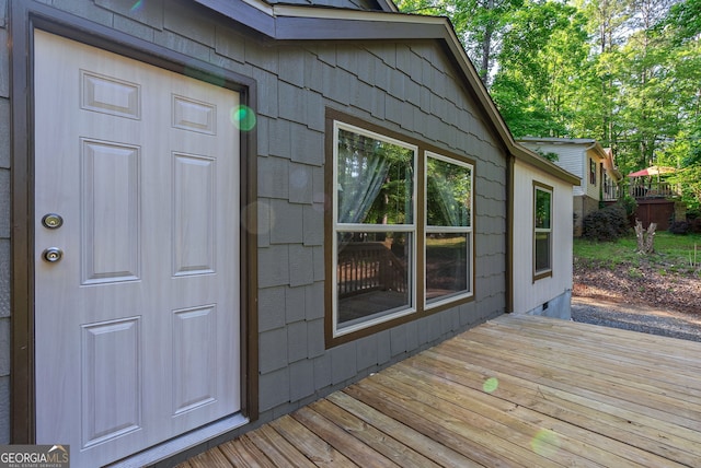 view of deck