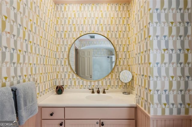 3086 Pine Valley Rd, Atlanta, GA 30305 - bathroom featuring vanity