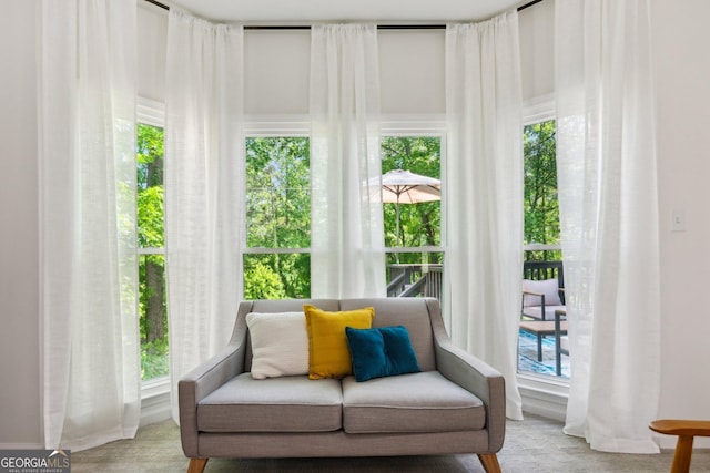 sunroom featuring a healthy amount of sunlight