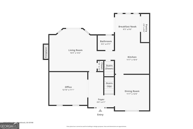 view of layout