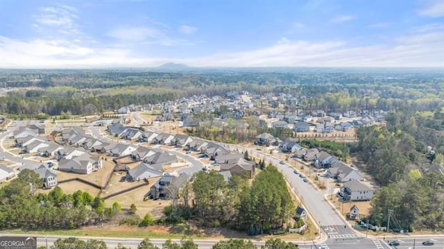 5247 Flannery Chase SW, Powder Springs, GA 30127 - aerial view of property's location featuring nearby suburban area and a forest