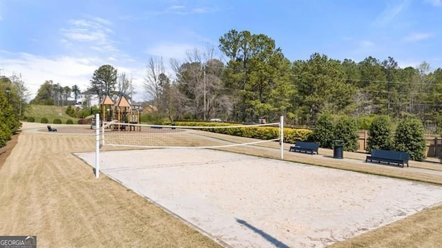 5247 Flannery Chase SW, Powder Springs, GA 30127 - view of community with volleyball court
