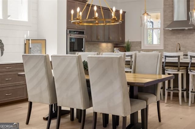 5247 Flannery Chase SW, Powder Springs, GA 30127 - dining space with a chandelier