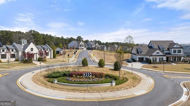 5247 Flannery Chase SW, Powder Springs, GA 30127 - view of asphalt road with a residential view, curbs, and sidewalks