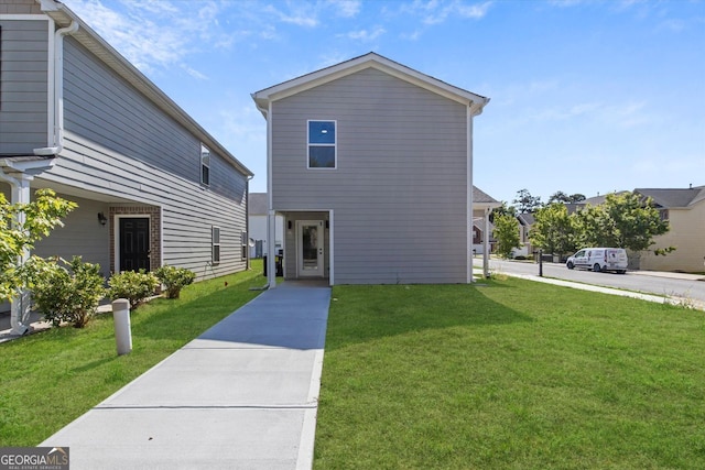 3634 Oakleaf Pass, Fairburn, GA 30213 - view of front facade featuring a front yard