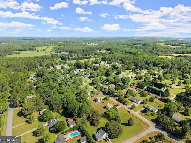 aerial view with a view of trees