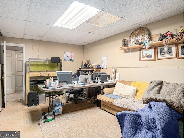 137 New Cut Rd, Winder, GA 30680 - office space featuring a drop ceiling