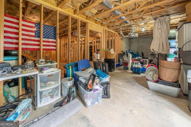 13 Jamilee Cv, Cartersville, GA 30120 - view of unfinished below grade area