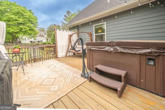 13 Jamilee Cv, Cartersville, GA 30120 - wooden terrace featuring a hot tub