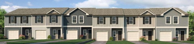view of front of home featuring board and batten siding