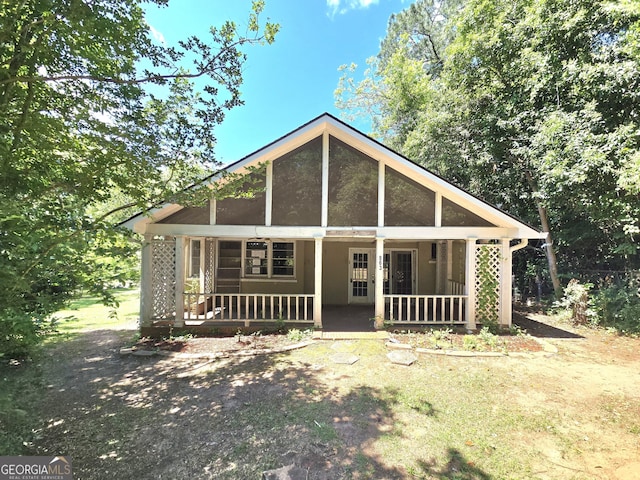 863 Boulevard, Macon, GA 31211 - rear view of property featuring covered porch