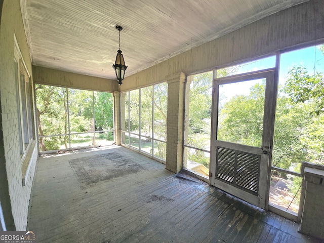 863 Boulevard, Macon, GA 31211 - unfurnished sunroom featuring a wealth of natural light