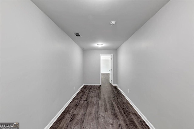212 Lake Forest Dr, Acworth, GA 30102 - hall with dark wood-style flooring and baseboards