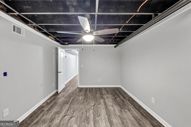 212 Lake Forest Dr, Acworth, GA 30102 - finished basement featuring wood finished floors and baseboards