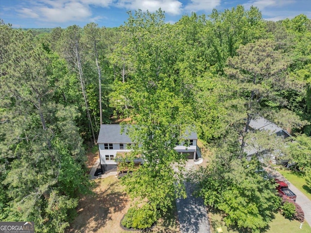 212 Lake Forest Dr, Acworth, GA 30102 - aerial view of property and surrounding area with a forest