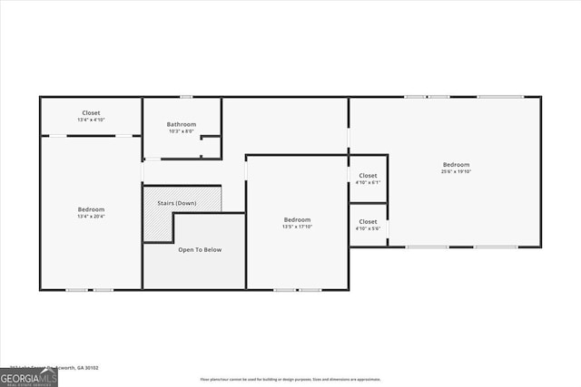212 Lake Forest Dr, Acworth, GA 30102 - view of property floor plan