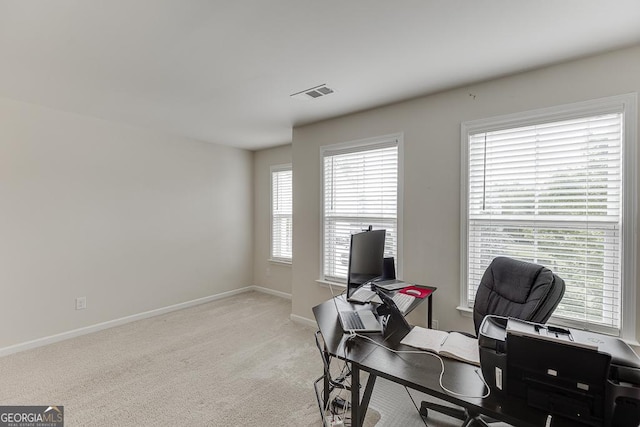 6438 Hickory Branch Dr, Hoschton, GA 30548 - office space featuring baseboards and light carpet