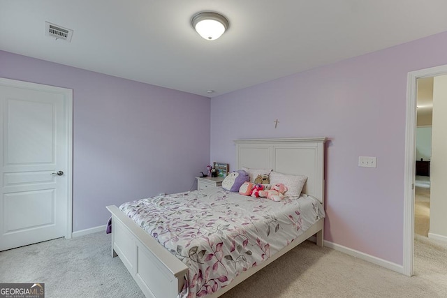 6438 Hickory Branch Dr, Hoschton, GA 30548 - bedroom with light carpet and baseboards