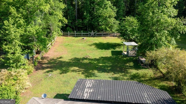 3627 Groovers Lake Rd, Lithia Springs, GA 30122 - view of yard featuring a deck