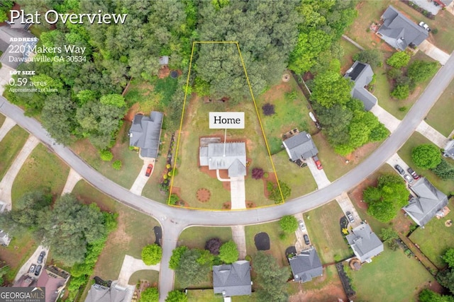 220 Makers Way, Dawsonville, GA 30534 - aerial view