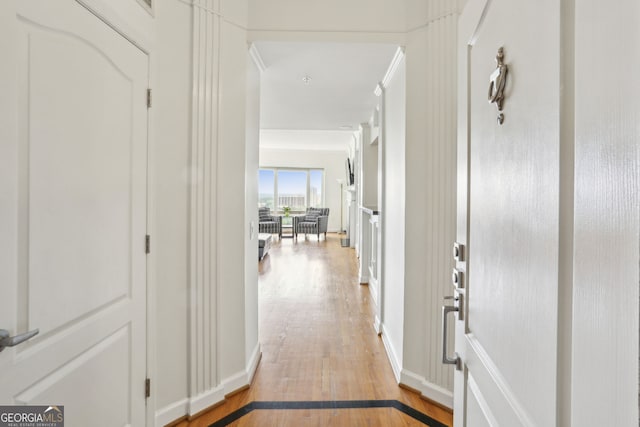 3475 Oak Valley Rd NE Unit 2060, Atlanta, GA 30326 - corridor featuring light wood-style flooring