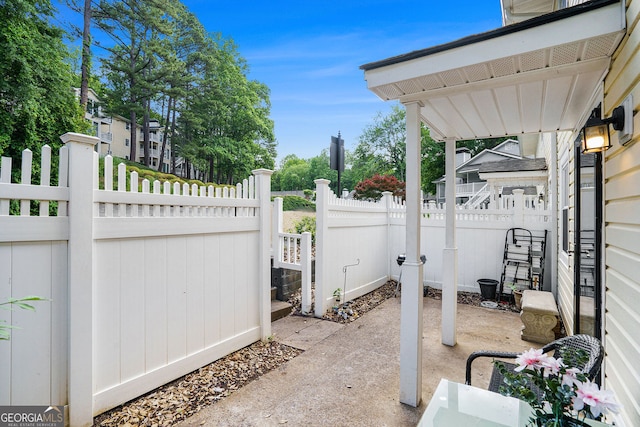 2716 Suwanee Way SE, Marietta, GA 30067 - view of patio / terrace with fence