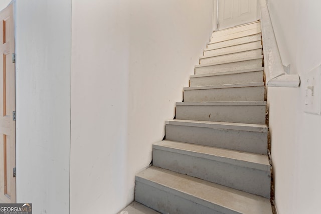 view of staircase