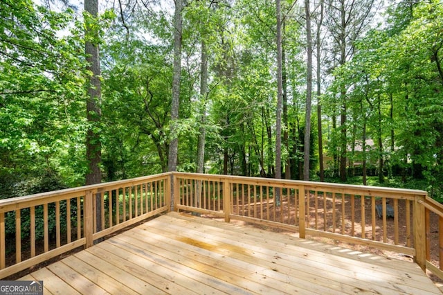 view of deck