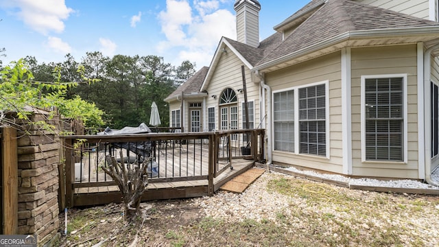 11440 Azalea Trl, Hampton, GA 30228 - view of wooden deck