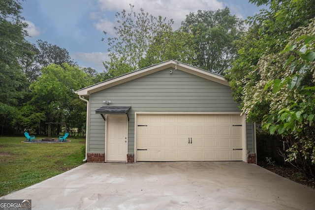 599 Honey Creek Rd, Conyers, GA 30094 - view of detached garage