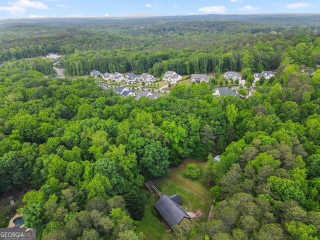 16335 Henderson Rd, Milton, GA 30004 - aerial overview of property's location featuring a forest