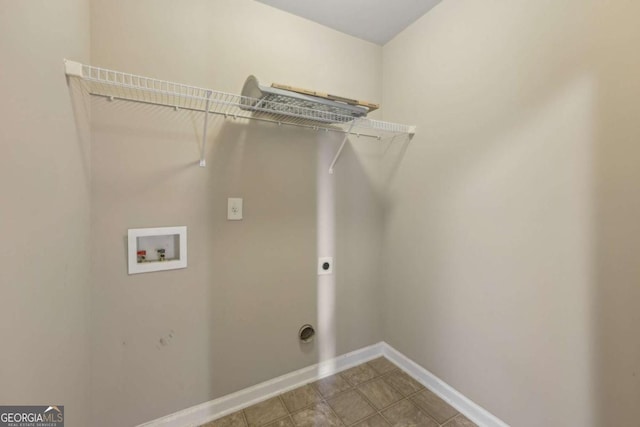 1257 Park Pass Way, Suwanee, GA 30024 - laundry area with laundry area, hookup for an electric dryer, baseboards, and washer hookup